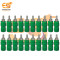4mm 30A Green Color Female Socket Banana Connector Pack of 50
